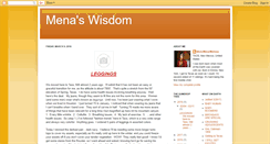 Desktop Screenshot of menaswisdom.blogspot.com