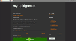 Desktop Screenshot of myrapidgamez.blogspot.com