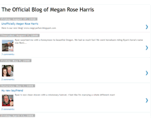 Tablet Screenshot of meganroseharris.blogspot.com