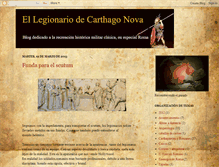 Tablet Screenshot of ellegionariodecarthagonova.blogspot.com