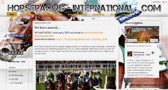 Desktop Screenshot of horseracing-international.blogspot.com