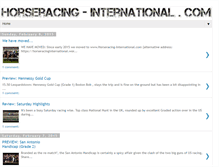 Tablet Screenshot of horseracing-international.blogspot.com