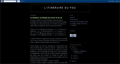 Desktop Screenshot of itineraire-du-fou.blogspot.com