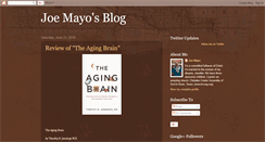 Desktop Screenshot of joemayosblog.blogspot.com