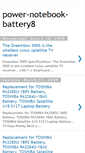 Mobile Screenshot of power-notebook-battery8.blogspot.com