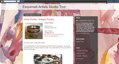 Desktop Screenshot of esquimaltartistsstudiotour.blogspot.com