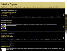 Tablet Screenshot of estudospagaos.blogspot.com
