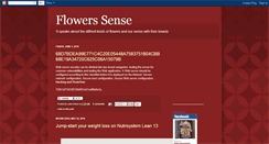 Desktop Screenshot of flowerssense.blogspot.com