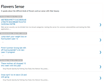 Tablet Screenshot of flowerssense.blogspot.com