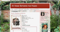 Desktop Screenshot of homebetweenpages.blogspot.com