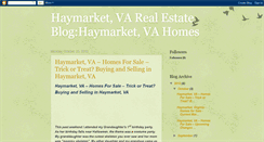 Desktop Screenshot of haymarketvarealestate.blogspot.com