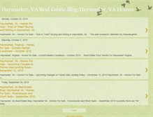 Tablet Screenshot of haymarketvarealestate.blogspot.com