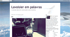 Desktop Screenshot of lavoisierempalavras.blogspot.com