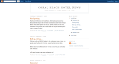 Desktop Screenshot of coralbeachhotelnews.blogspot.com