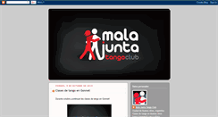 Desktop Screenshot of malajuntatangoclub.blogspot.com