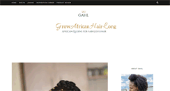 Desktop Screenshot of growafricanhairlong.blogspot.com