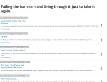 Tablet Screenshot of failingthebarexam.blogspot.com