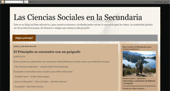 Desktop Screenshot of lascienciassocialesenlasecundaria.blogspot.com