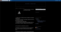 Desktop Screenshot of miquelsegalas.blogspot.com