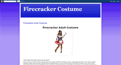 Desktop Screenshot of firecrackercostume.blogspot.com