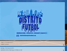 Tablet Screenshot of distritofutbol.blogspot.com