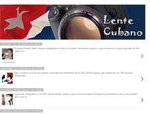 Tablet Screenshot of lentecubano.blogspot.com