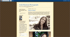 Desktop Screenshot of carlyharrisonphotography.blogspot.com