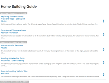 Tablet Screenshot of homebuildingguide.blogspot.com