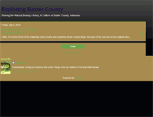 Tablet Screenshot of explorebaxter.blogspot.com