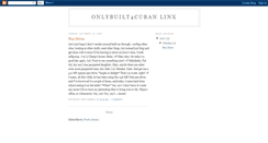 Desktop Screenshot of onlybuilt4cubanlinx.blogspot.com