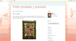 Desktop Screenshot of entrepuntadaypuntada.blogspot.com