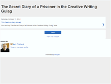 Tablet Screenshot of creativewritinggulag.blogspot.com