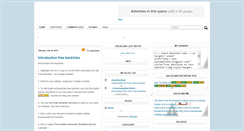 Desktop Screenshot of one-autobacklink.blogspot.com