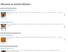 Tablet Screenshot of aarthiskitchen.blogspot.com