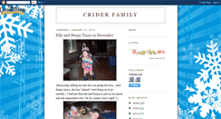 Desktop Screenshot of criderfamiy.blogspot.com