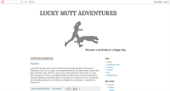 Desktop Screenshot of luckymuttadventures.blogspot.com