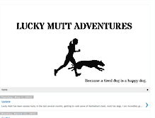 Tablet Screenshot of luckymuttadventures.blogspot.com