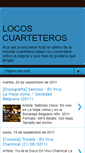 Mobile Screenshot of locoscuarteteros.blogspot.com