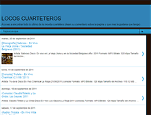 Tablet Screenshot of locoscuarteteros.blogspot.com