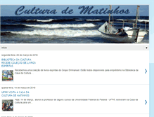 Tablet Screenshot of culturadematinhos.blogspot.com