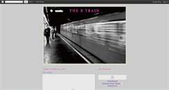 Desktop Screenshot of catchthebtrain.blogspot.com