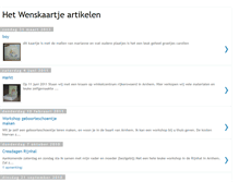 Tablet Screenshot of hetwenskaartjeartikelen.blogspot.com