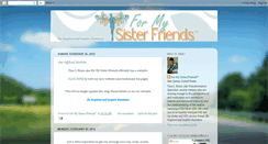 Desktop Screenshot of formysisterfriends.blogspot.com
