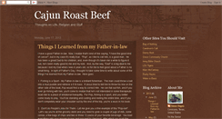 Desktop Screenshot of cajunroastbeef.blogspot.com