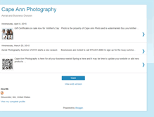 Tablet Screenshot of capeannphotography.blogspot.com