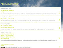 Tablet Screenshot of abuabdirahman.blogspot.com