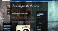 Desktop Screenshot of platypusanddodo.blogspot.com