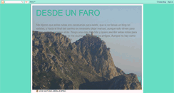 Desktop Screenshot of desdeunfaro.blogspot.com