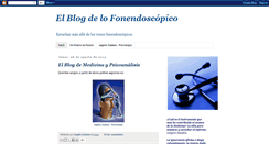 Desktop Screenshot of delofonendoscopico.blogspot.com