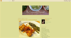 Desktop Screenshot of gourmetpeasant.blogspot.com